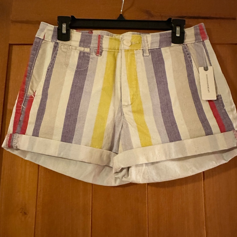 Striped Multicolor Women's Shorts